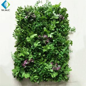 China Tipo vertical buena resistencia ULTRAVIOLETA de la planta de la hierba del jardín de la falsificación natural del color supplier