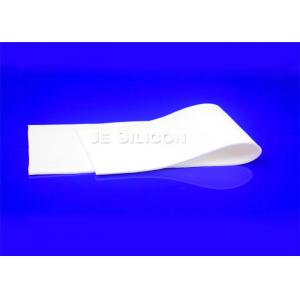 Durable Molded Silicone Parts , White Silicone Rubber Sheet High Tear Resistant