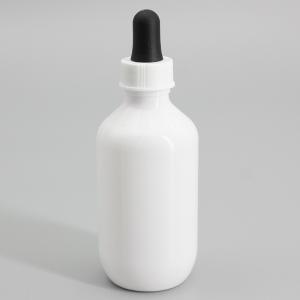 China Plastic 100ml Clear Frosted Liquid Essential Oil Dropper Bottle supplier