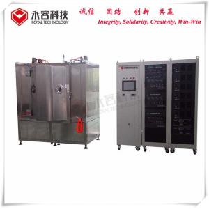 China Máquina de revestimento Titanium do nitreto do faqueiro dos SS, engasgar do magnétron/sistema chapeamento do íon supplier