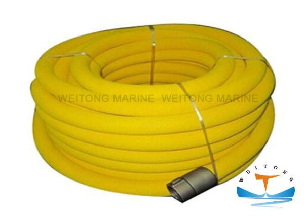 Twill Weaving Marine Fire Fighting Equipment PVC Air Hose Reel Plug - In Structure