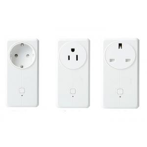 White Remote Control Plug Socket , Smart Home Sockets OEM Acceptable