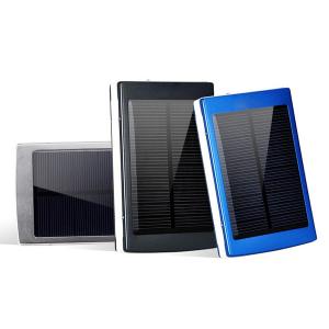 ABS Polymer Lithium Battery Waterproof Soloar Power Bank 12000mAh Solar portable Charger with LED flashlight