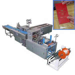 China Touch Screen Musical Greeting Cards Flow Wrap Packing Machine supplier
