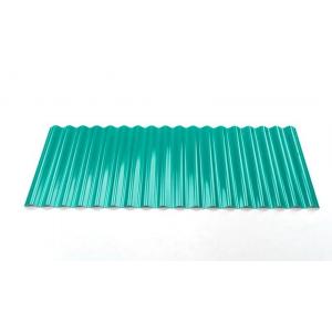 China Sound Absorption PVC Roof Tile Small Round Wave For Domitary / Factory supplier
