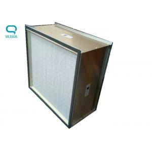 China Small Resistance Metal Plank Washable Air Filter Anti Acid For Spray Wax Room supplier