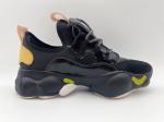 Black Ladies High Top Basketball Shoes Slip Resistant ODM / OEM