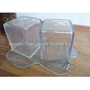 China Customized Design Transparent Decoration Clear Resin Material Ice Block wholesale