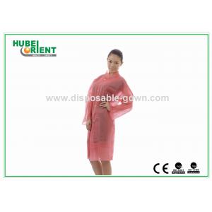 China Breathable Anti-Static Disposable use Lab Coat With Snaps Dust-proof Work-use lab coat supplier