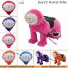 rechargeable battery walking animal toys happy animals ride bicycle frame center