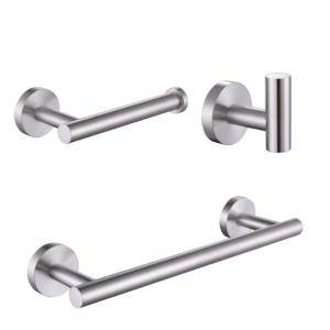 China High End Bathroom Hardware Accessories Stainless Steel Coat Hooks Set supplier