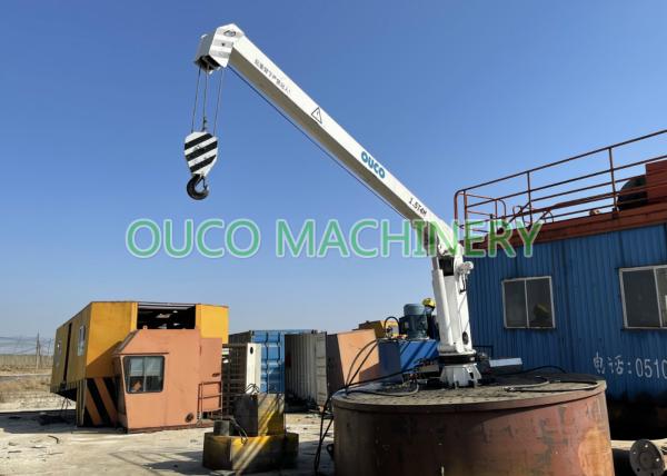 Mantenimiento fácil el 1.5T4M Marine Deck Crane Support Class la mayoría de los certificados