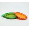 Custom Plastic Pet Bowls Puppy Round Collapsible Silicone Bowl BSCI Approved