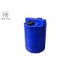 China 100 Gallon Poly Water Tanks Cylindrical Blue Emergency Indoor For Home wholesale