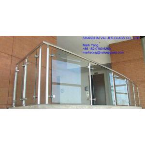 Professional Toughened Safety Panels 10mm 12mm Toughened Balcony Glass