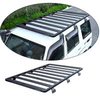 China Lightweight Car Roof Rack Roof Luggage Rack  Aluminium Alloy For Toyota LC76 on sale