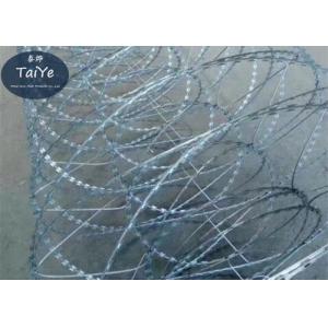 China Military BTO 22  Concertina Razor Wire Galvanized Stainless Steel supplier