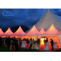 China Outdoor White Roof Pagoda Marquee Tent With Decorating OEM ODM Pagoda Tent Cost on sale