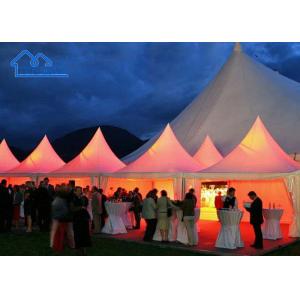 Outdoor White Roof Pagoda Marquee Tent With Decorating OEM ODM Pagoda Tent Cost