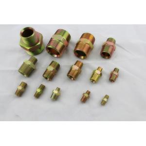 British 55 Degree Cone Union BSPT Male Hydraulic Connectors Fittings Zinc Plating