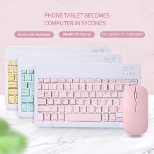 2.4g Ergonomic Mechanical Keyboard And Mouse Combo For Phone Ipad