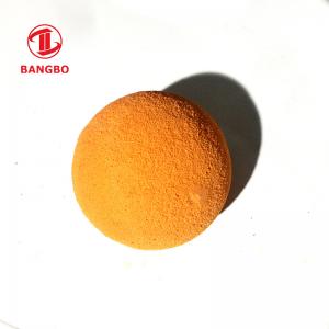 China Zoomlion 125mm Concrete Pump Cleaning Sponge Ball Orange round supplier