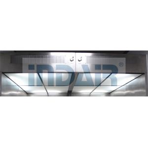 China H14 HEPA Filter Horizontal Laminar Flow Hood Cold - Rolled Steel Plate Electrostatic Spray Surface supplier