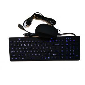 106 Key Washable 800DPI PS2 cable Rubber Keyboard Mouse