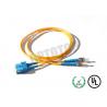 China FECHO DE CORRER ótico 3.0mm OFNR CORNING SMF-28 do cabo de remendo 2F do conector do SC ULTRA, revestimento amarelo wholesale