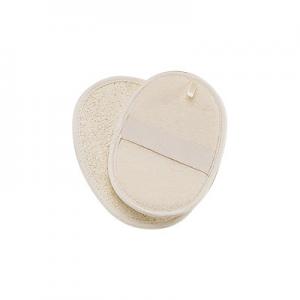China Women Natural Oval Scrubber Loofah Bath Pad For Removing Dead Skin supplier