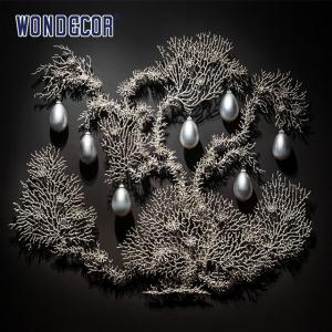 China Weather Resistance Contemporary Metal Wall Sculptures Art Coral Pearl supplier