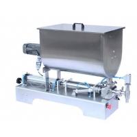 China Sauce Bean Paste Liquid Paste Filling Machine With Mixer U Type Hopper on sale