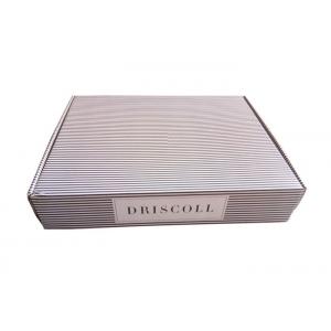 China Strips Flat Folding Corrugated Gift  Box For Dress And Hairs Packing supplier