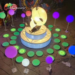 China Interactive Music Note Play Panda Lantern supplier