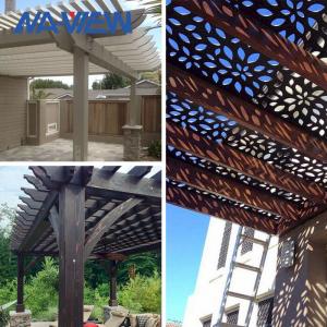 Balcony Beach Pergola Patio Canopy Waterproof Pergola Covers Home Depot