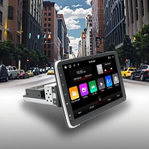 China Creatall 10.1 Inch Central Control Car Android GPS Navigation Unit CarPlay for BT USB 360 Degree Rotating Screen Single Head wholesale