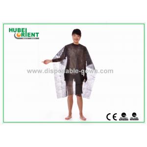 China OEM Nonwoven Disposable cape for Hair Dressing 20gsm to 50gsm supplier