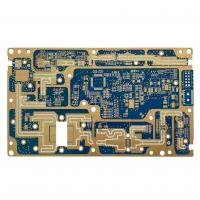 China Multilayer High Frequency Printed Circuit Board 4 Layer Blue Solder Mask 2.4mm on sale