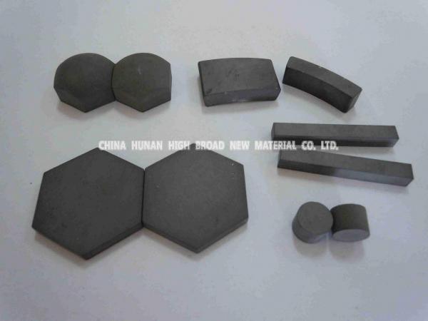 Semi hexagon Ballistic Tiles rectangle short corner single curved bulletproof