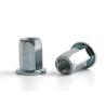 China Carbon Steel Class 4.8 Hexagon Flat Head Rivet Nut High Strength M6 Easy To Install wholesale