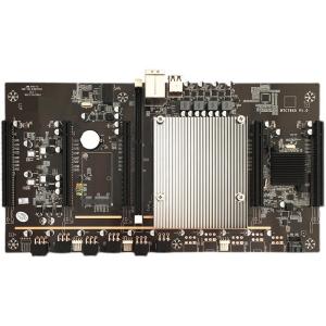 China LGA2011 Intel® X79 Ethereum Mining PC placa-mãe 5 PCIE X8 60 mm Espaçamento de slots supplier