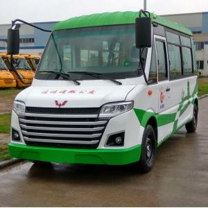China Fashionable Police Station Electric Shuttle Bus Double Circuit Hydraulic Brake System wholesale