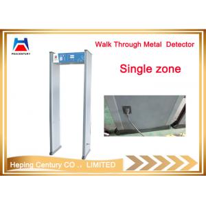 Single zone Portable and folding walk through metal detector for sale