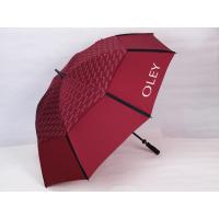 China Letter Printed Windproof Golf Umbrellas For Men on sale