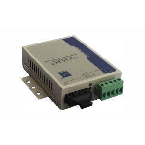 China RS-485/422 Serial to Fiber Converter 5VDC Power External With 15KV ESD Protection supplier