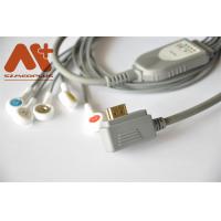 China ECG Holter Cable 5 Lead Compatible For Voles&Hills Smart Holter Recording System on sale