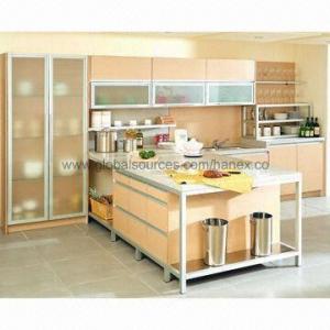 China MFC (Melamine Faced Chipboard) Board/Integrated Kitchen Cabinet on sale 