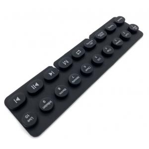 Waterproof Silicone Rubber Keyboard For Bluetooth Music Speaker