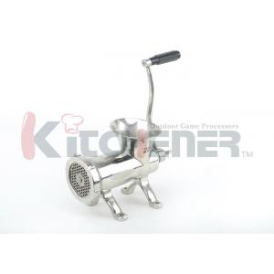 Stainless Steel Manual Meat Grinder With Countertop Bolt Down And Fine 3 / 16" Plates