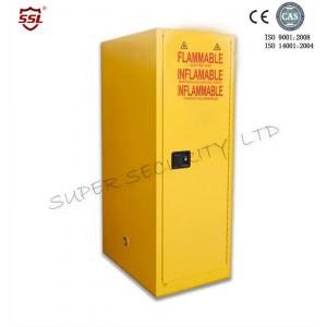 China Dualvents  Steel Slimline Chemical Oil Storage Cabinet Painted Lockable With Leak Proof Sump supplier